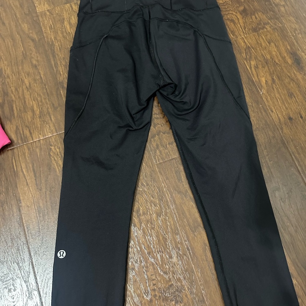 Lululemon fast and free 23” legging black. Size 4.